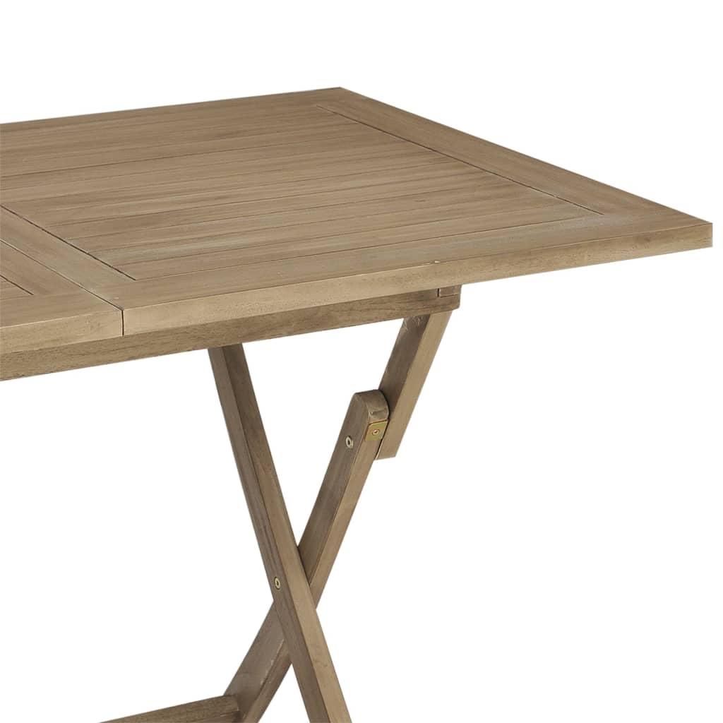 vidaXL Outdoor Dining Table Folding Table Garden Furniture Solid Wood Teak