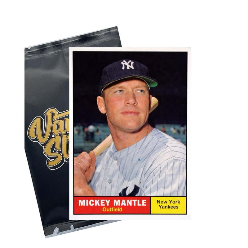 TEMU Vintage Baseball Historical Mystery Pack | 3 Sleeved Cards | Collector | Stars, & Inserts Inside