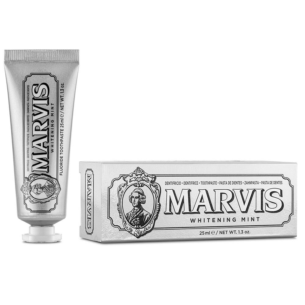 TEMU Marvis - Whitening Mint Toothpaste Removes Surface Stains, Breath, Travel Size ()