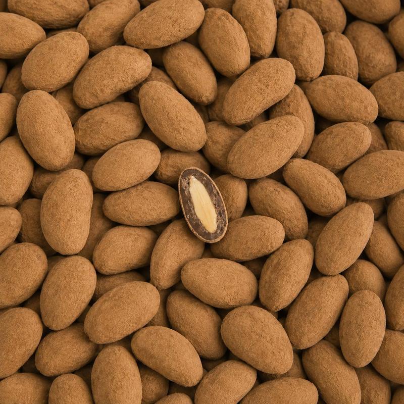Cocoa Dusted Almonds - Rich Chocolatey Crunchy Snack
