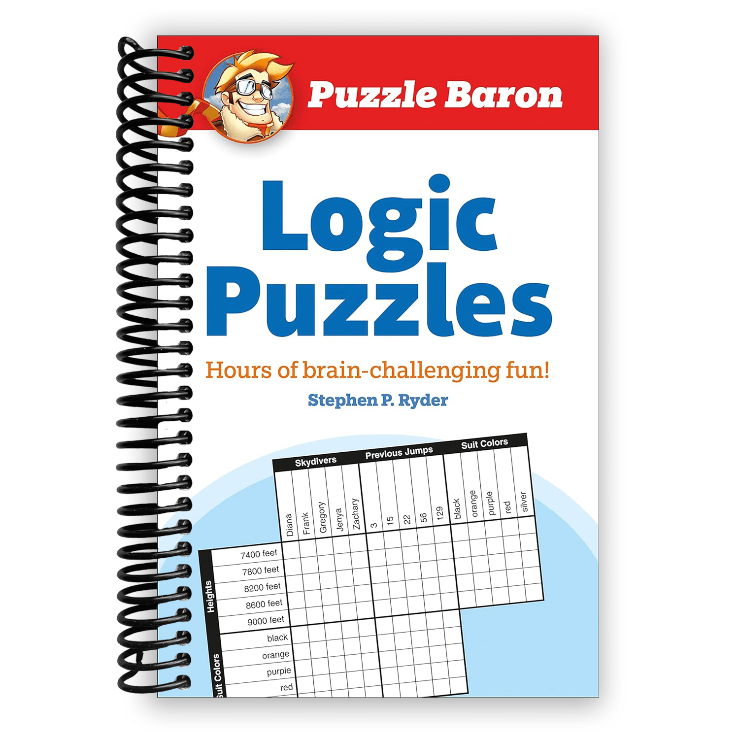 TEMU Puzzle Baron's Logic Puzzles (spiral Bound)