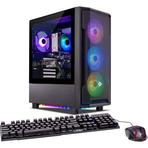 pc 5 5500 3 6ghz 3050 6gb 500gb 16gb ddr4 3200 650w gold psu wi fi 5 desktop