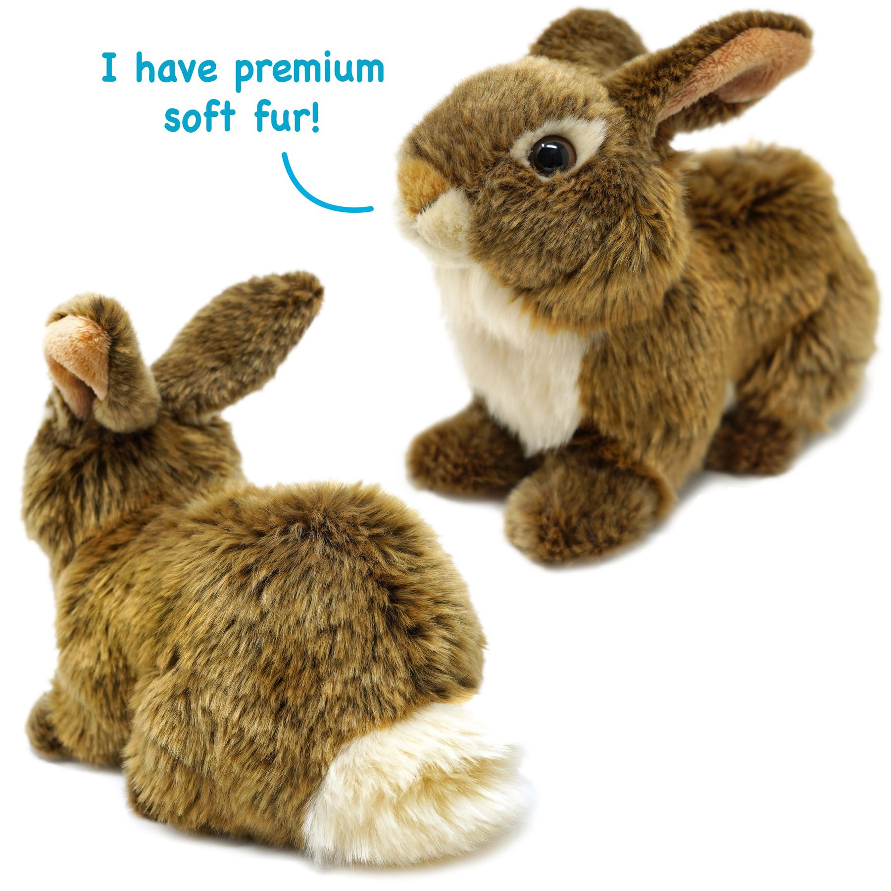 Brigid The Brown Rabbit - 10 Inch Stuffed Animal Plush - By Viahart