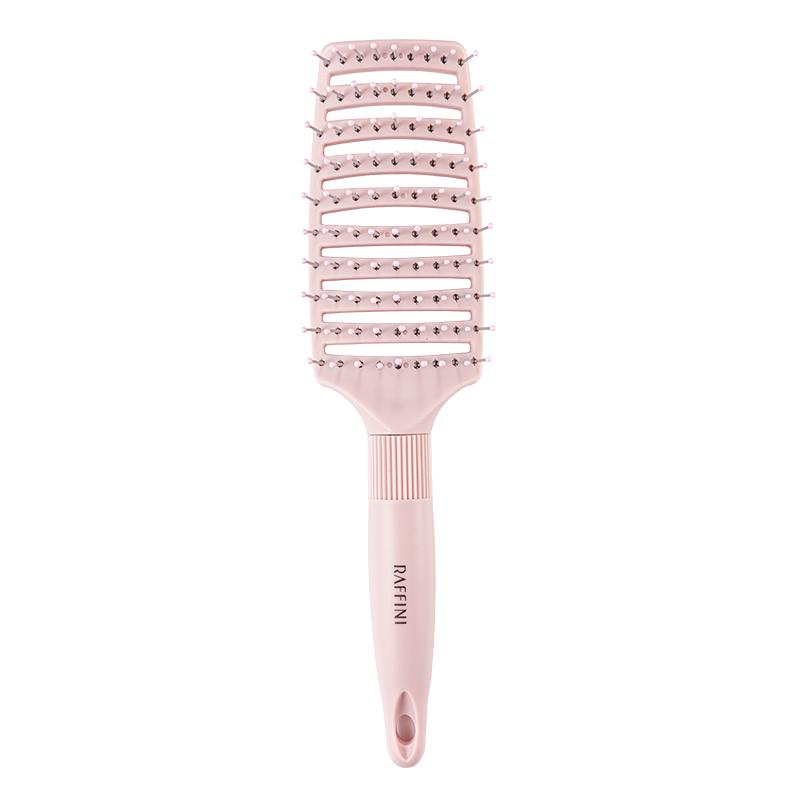 

Curved Vented Hair Brush Fast Drying Detangling Massage Brushes For Long Wet Dry Thick Thin Curly Natural Hairs Women Airflow- From Easyflowing Pink Haircare Heatless