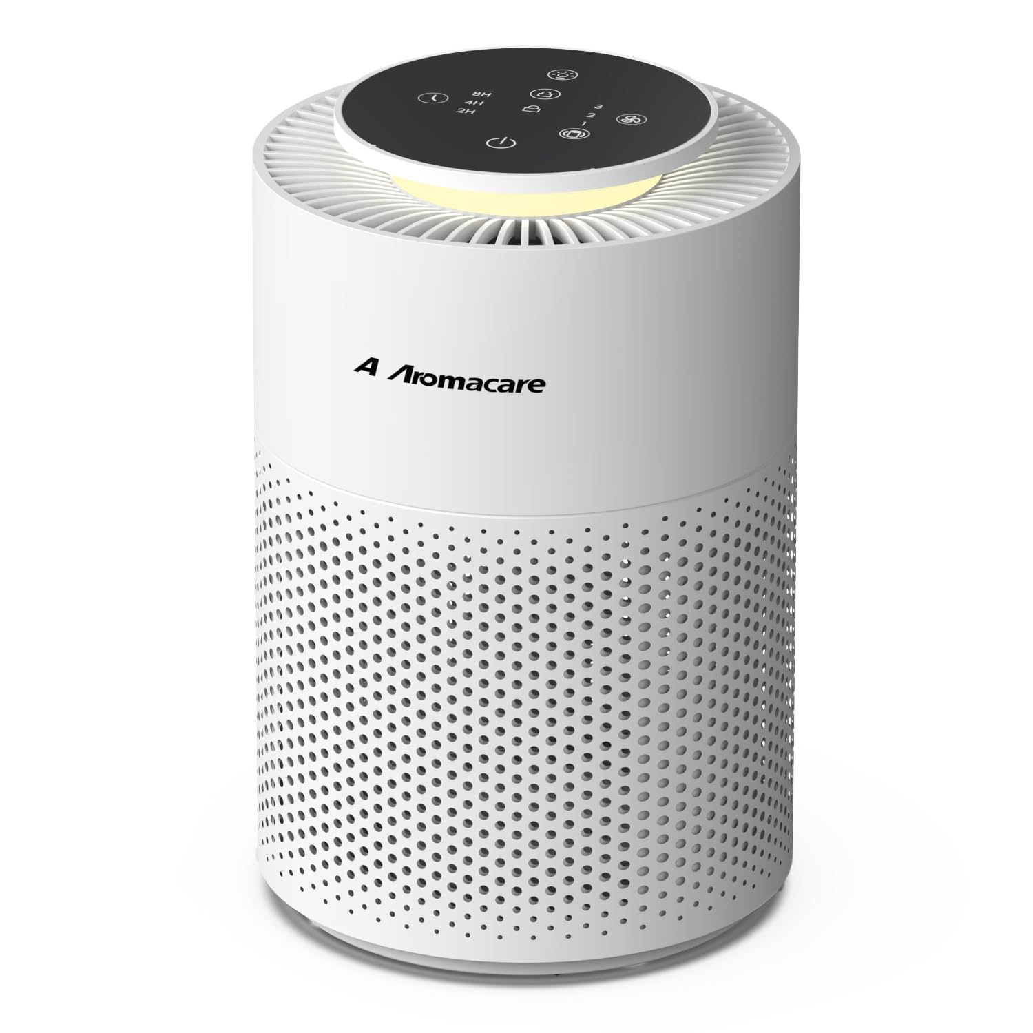 

Air Purifiers For Bedroom Home, True Hepa Filter Cleaner With Timer, Night Light, Safety Lock, Effectively Clean 99.93 Hair, Smoke, Dust, Pet Dander, Odors, Desktop, Portable, White