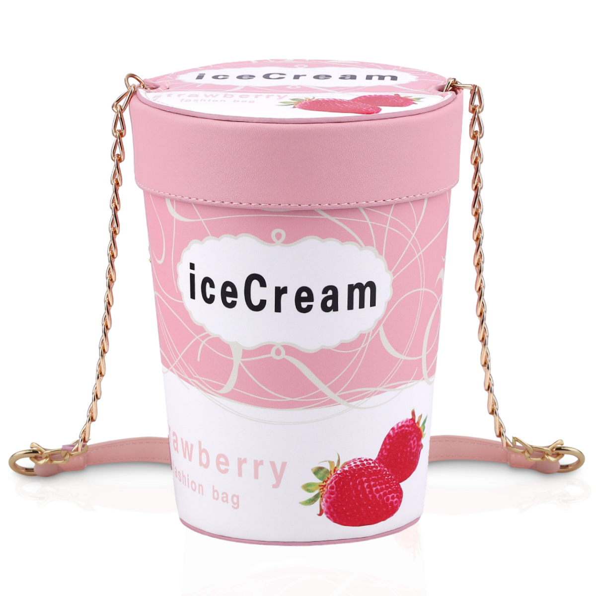 

Crossbody Bag For Women Lightweight Small Ice Cream Crossbody Purse Soft Leather Women's Shoulder Handbags