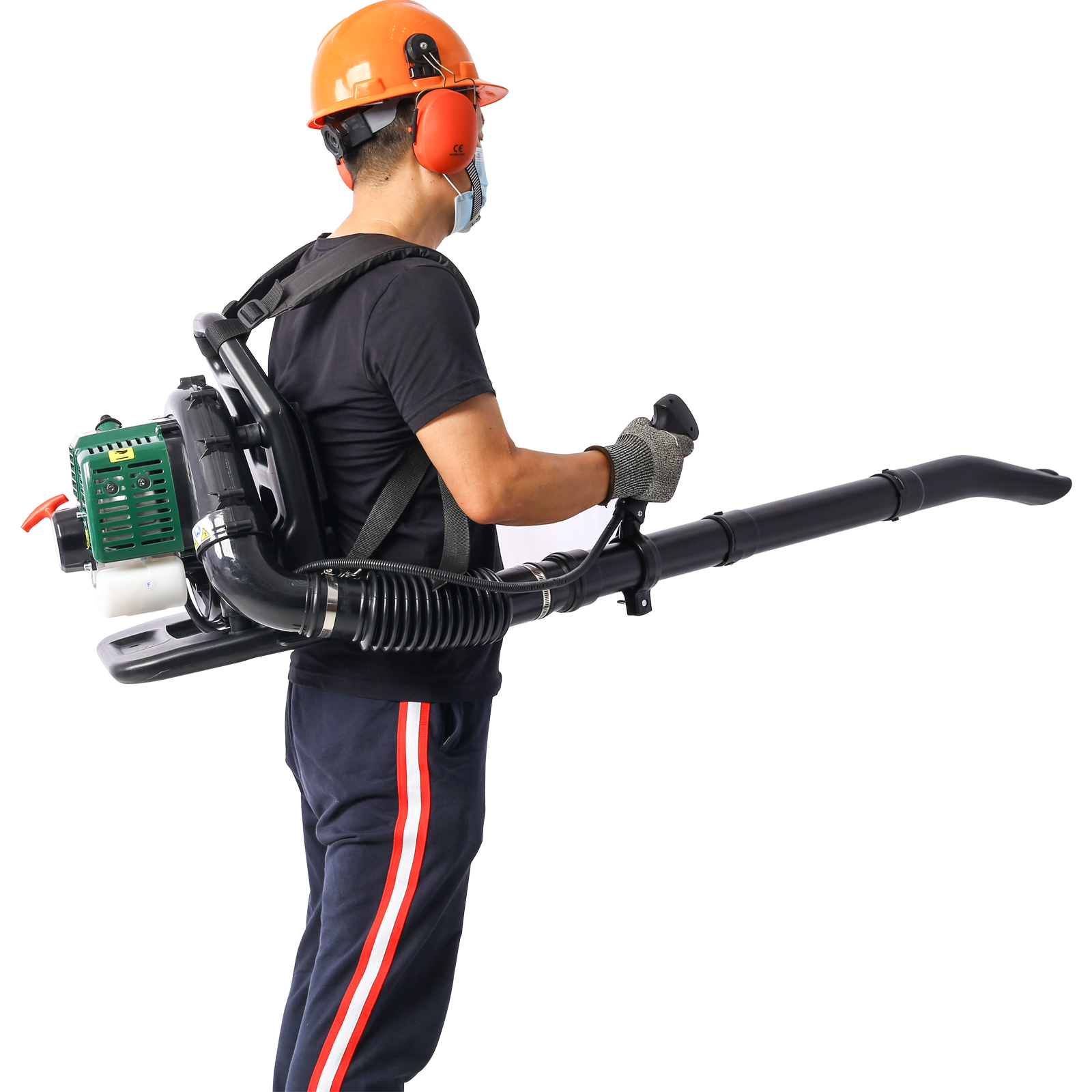 

Powerpro 52cc Gas Backpack Leaf Blower With High-power Engine And Adjustable Extension - Effortless Yard Cleanup Solution