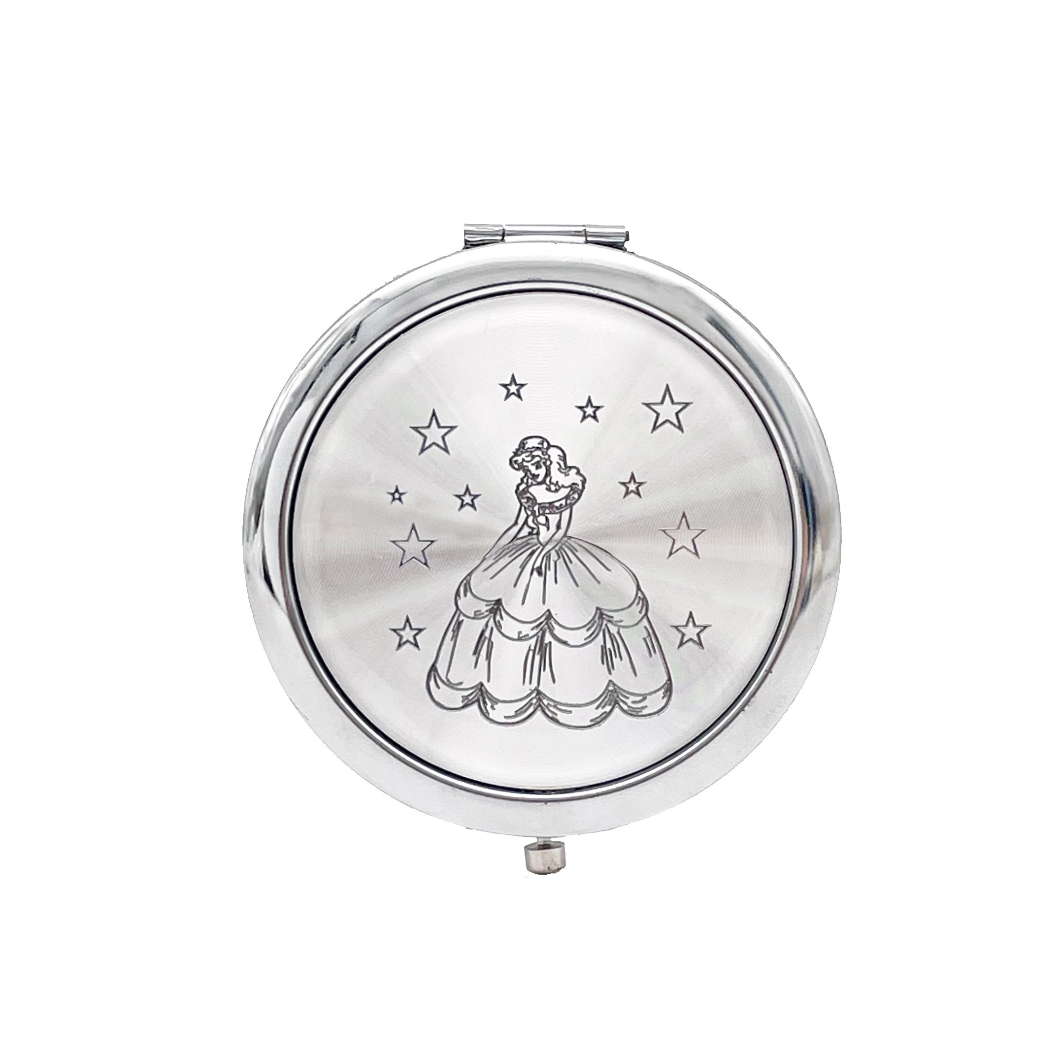 

12pcs Quinceanera Sliver Compact Mirrors Party Favors Sweet15/mis 15 Aos/quince