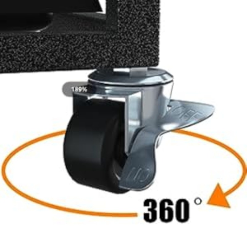 54/48/42/38 Inch Heavy Duty Dog Crate Cage With Wheels, Indestructible