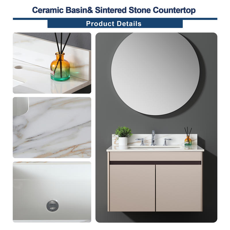Marble Vanity Top Bathroom Vanity Top Undermount Rectangular Temu