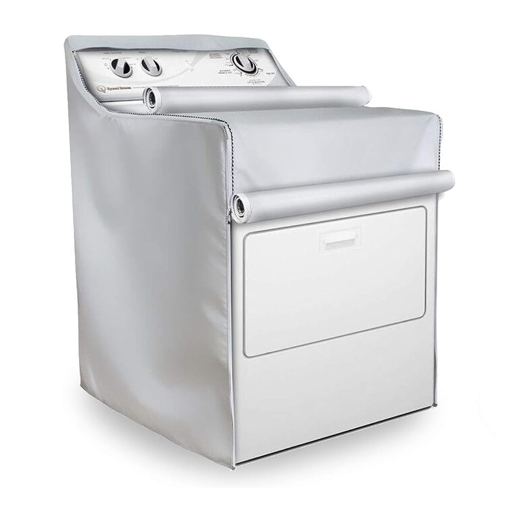 

Washer Dryer Covers Outdoor Resistant Dustproof Washing Machine Covers Universal & Front Laundry With Zipper Design