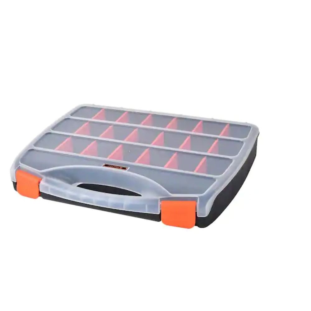 

21-compartment Plastic Small Parts Organizer, Plastic Hardware Storage For Screws, Nuts, Small Parts