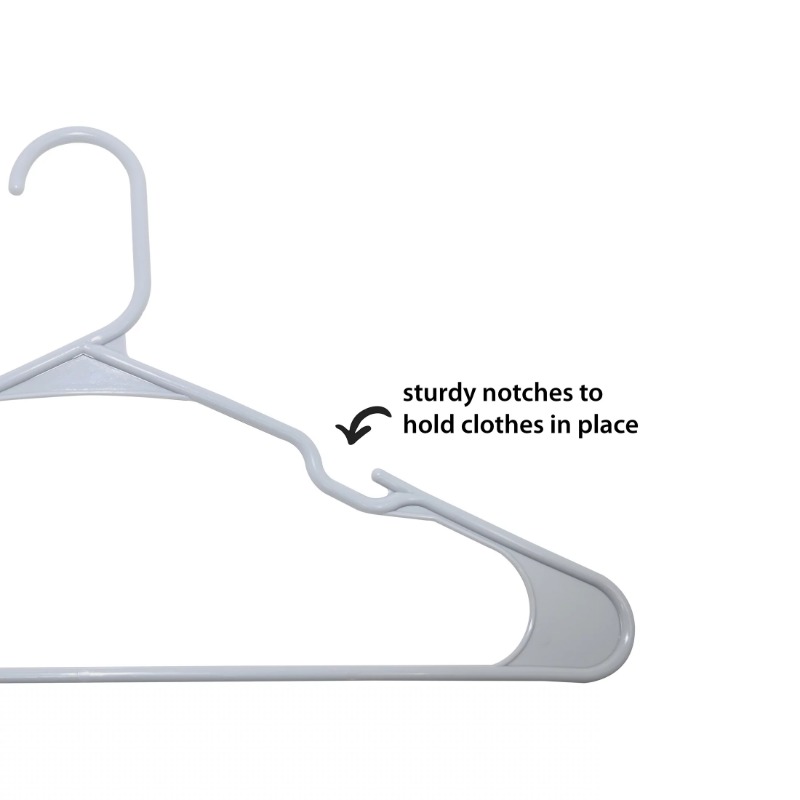 Plastic Notched Adult Hangers Clothing Type Soft Temu