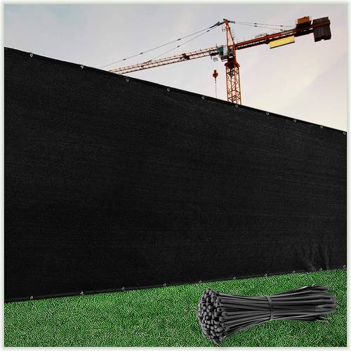 4 5 6 8 fence privacy screen windscreen cover fabric netting mesh cloth commercial grade 170 gsm heavy duty 3 years