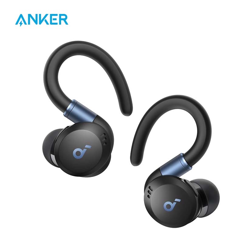 

X20 By Anker, True-wireless Workout Earbuds, Rotatable And Extendable Ear Hooks, Noise Cancelling, , Ip68 Waterproof, Sweatproof, Dustproof, 48h Play, Sport Earbuds For Gym