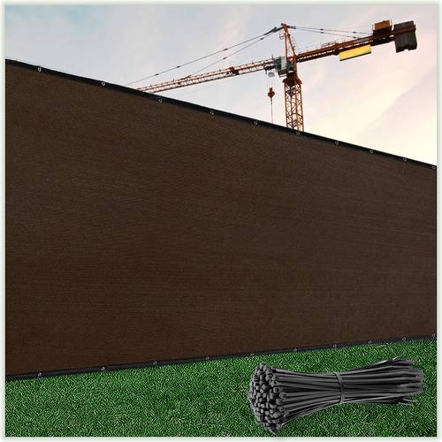 4 5 6 8 fence privacy screen windscreen cover fabric netting mesh cloth commercial grade 170 gsm heavy duty 3 years