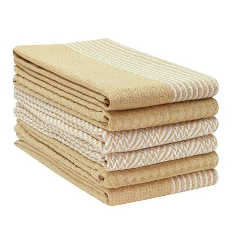 

6 Pcs Waffle Weave Assorted Kitchen Towel