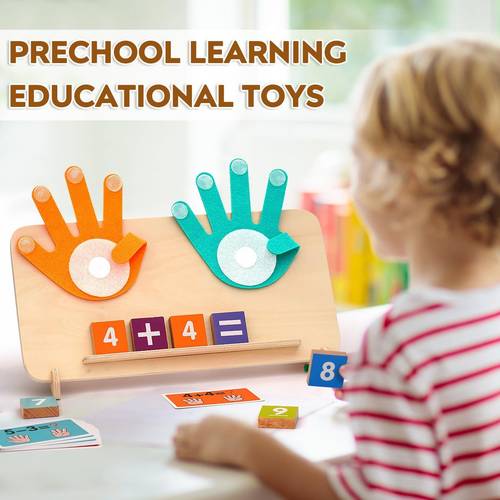 educational math manipulatives number counting blocks preschool learning toys for toddlers 3 5 year old boys girls birthday gifts