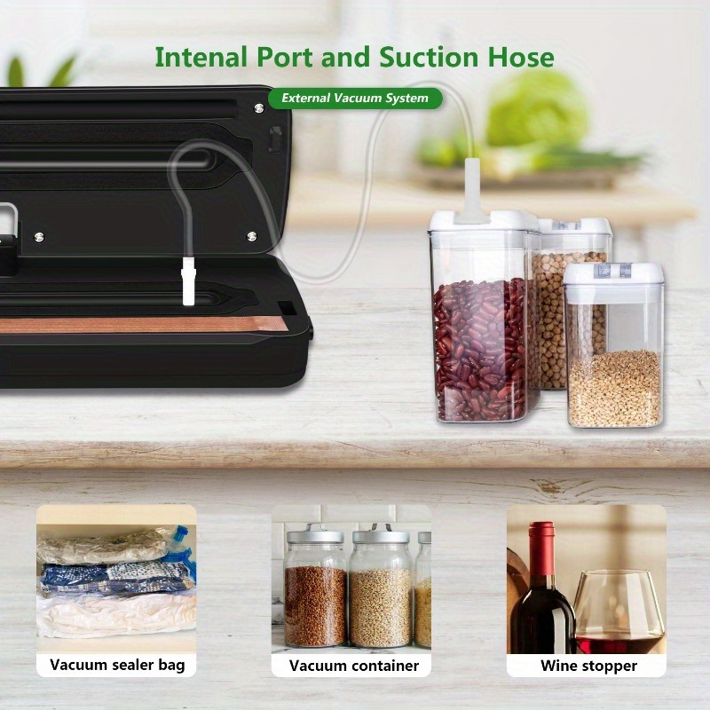 High power Vacuum Sealer Food Large Suction Temu