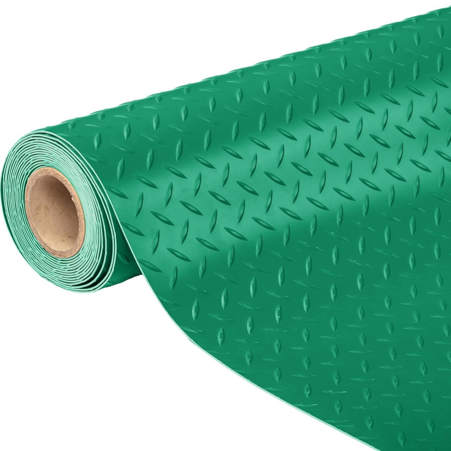 

7.5 X 17 Ft Garage Floor Mat, Thickened Diamond Plate Pvc Garage Mats Flooring Roll For Under Car, Garage Car Parking Mats For Compact Suvs, Sports Car