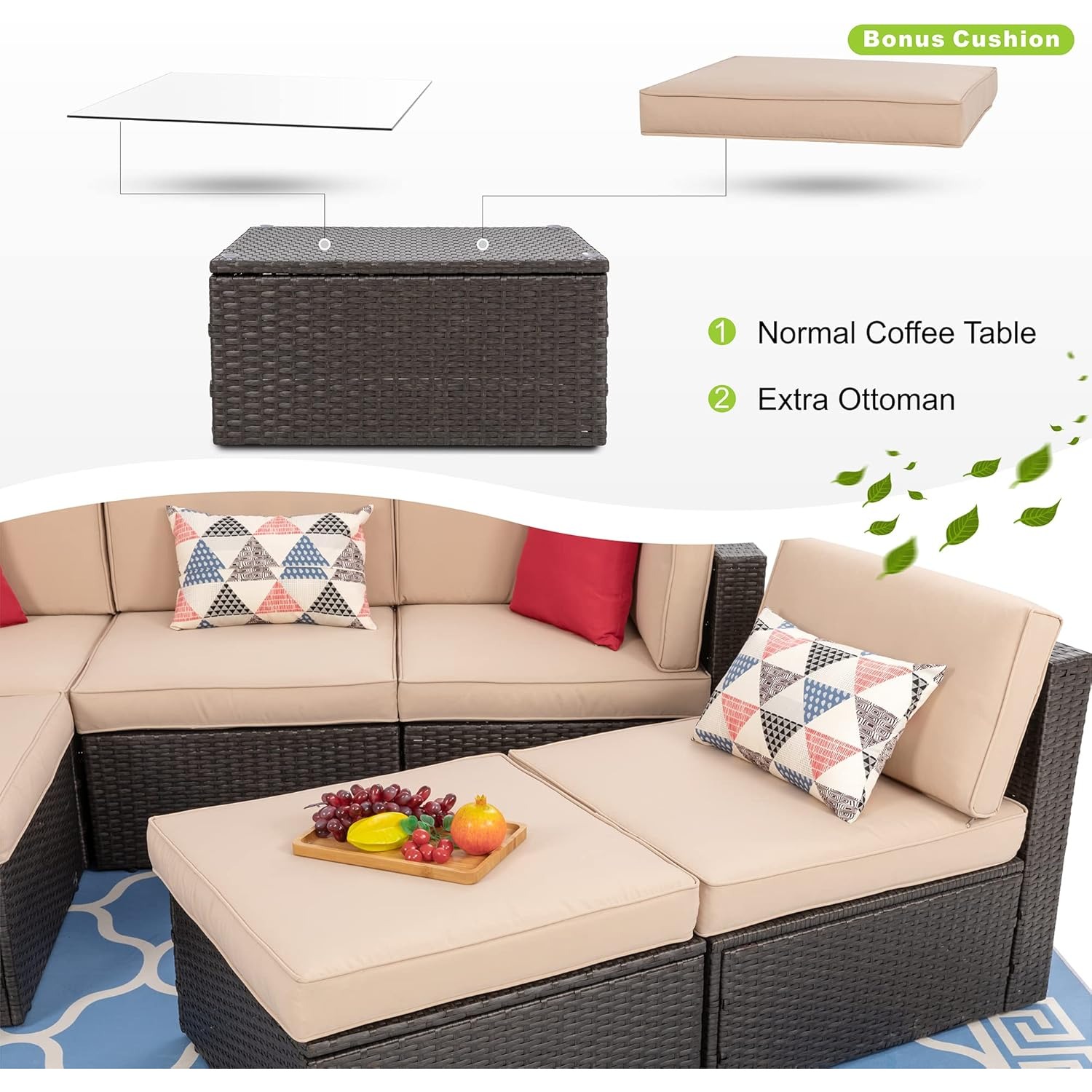Outdoor Patio Furniture Sets Outdoor Sectional Temu