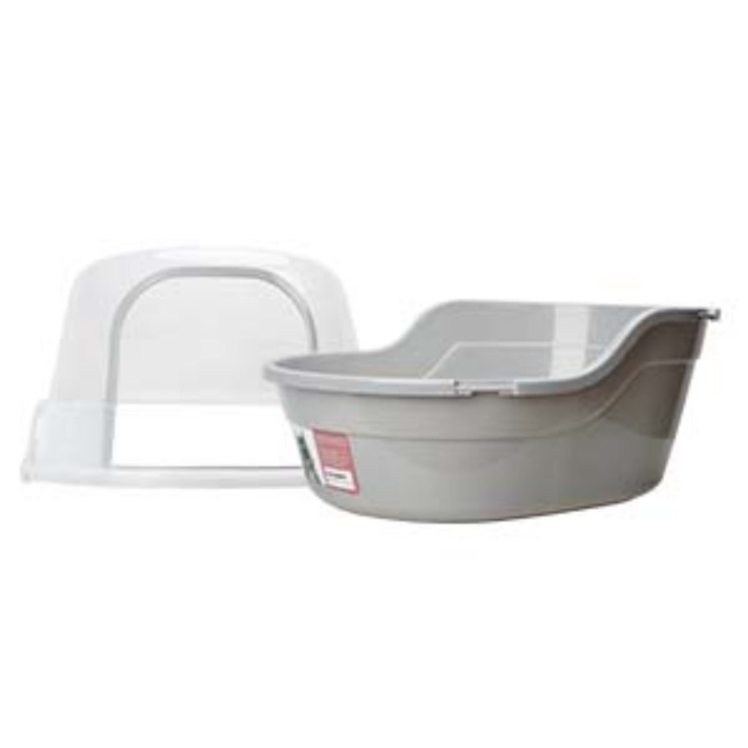 Jumbo Hooded Cat Litter Box Extra Large Gray removable Clear Temu