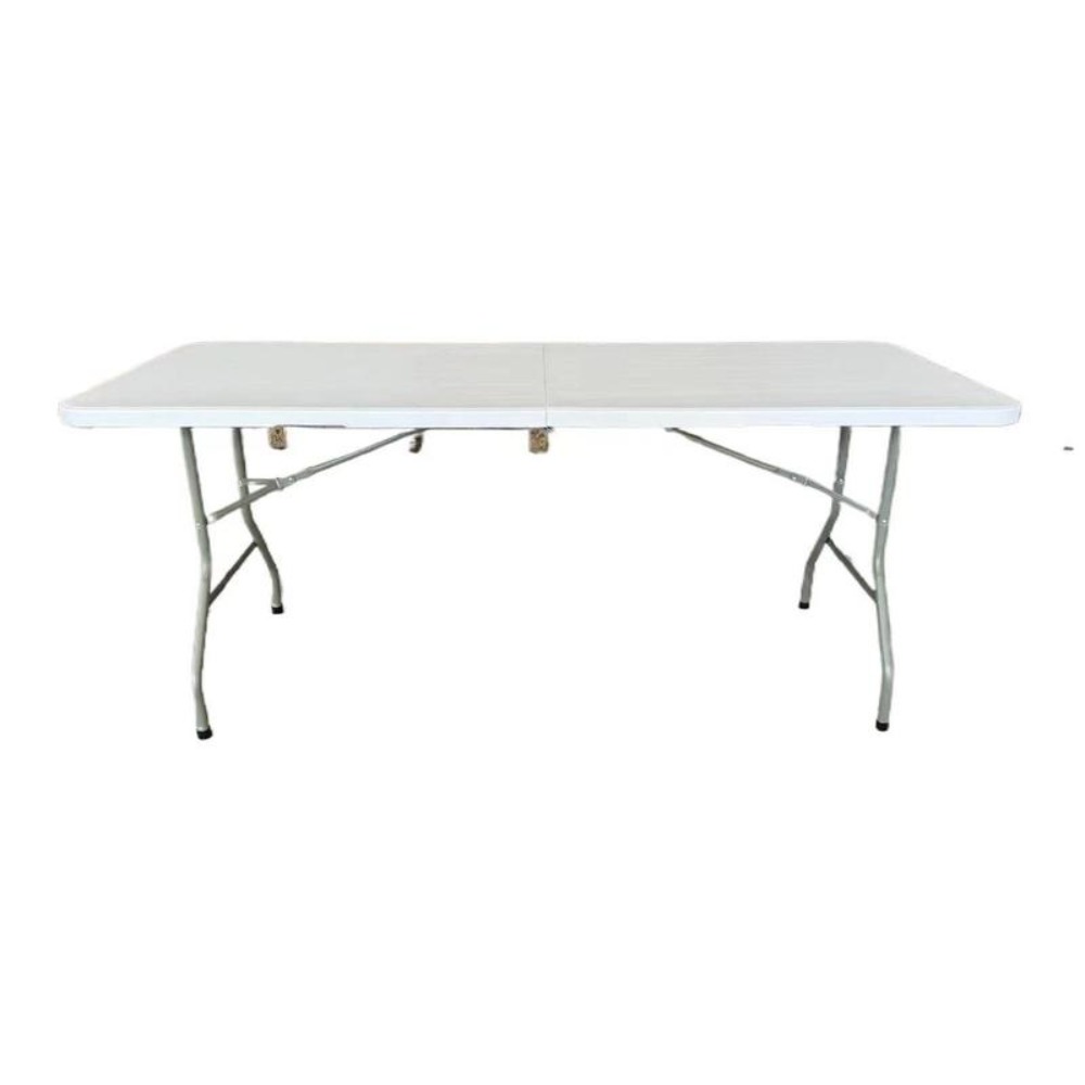 Folding Table Portable Heavy Duty Plastic Fold in half Temu
