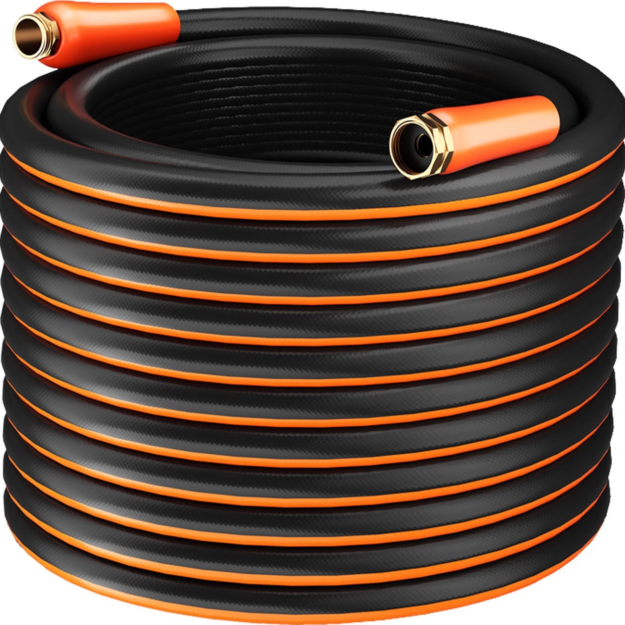 

Heavy Duty Garden Hose 50ft X 5/8", Flexible And Lightweight Water Hose, , 600 Psi, 3/4'' Solid Brass Fittings, Hose For Outdoor, Yard