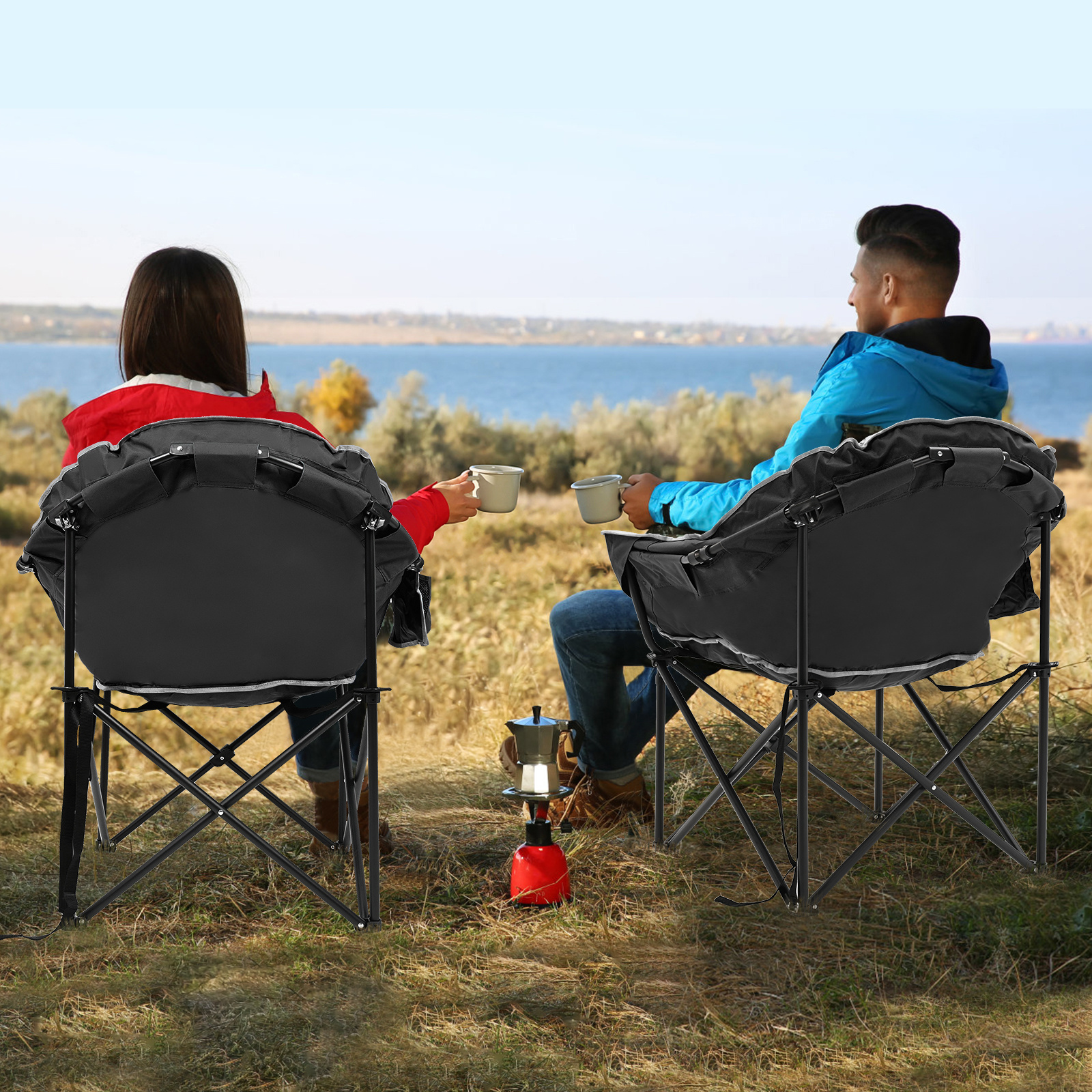camping chairs round