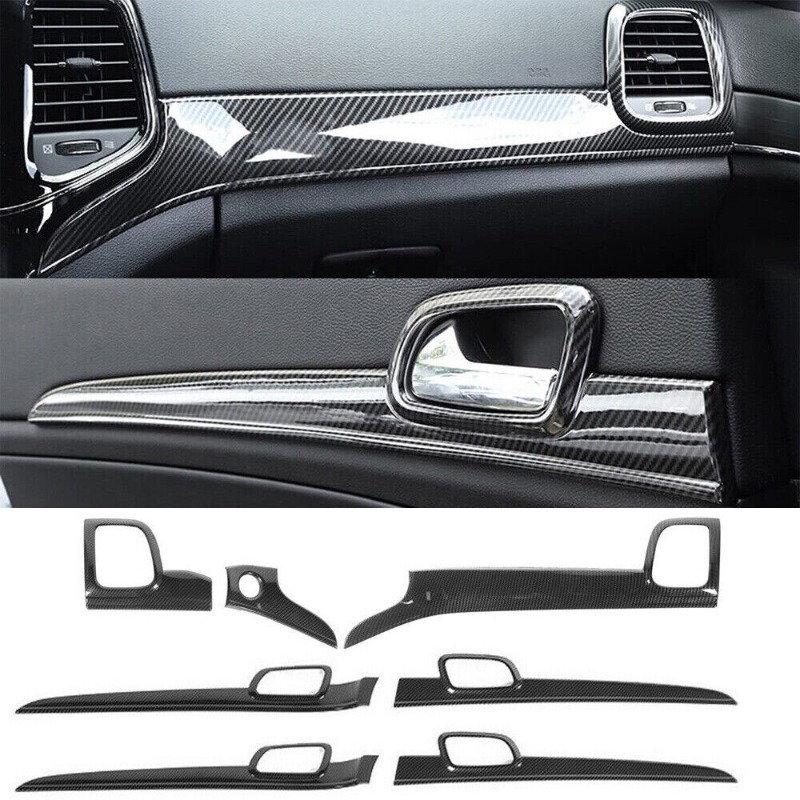 Fit For Dash Panel Door Kit Interior Trim For 2014 20 Jeep Grand