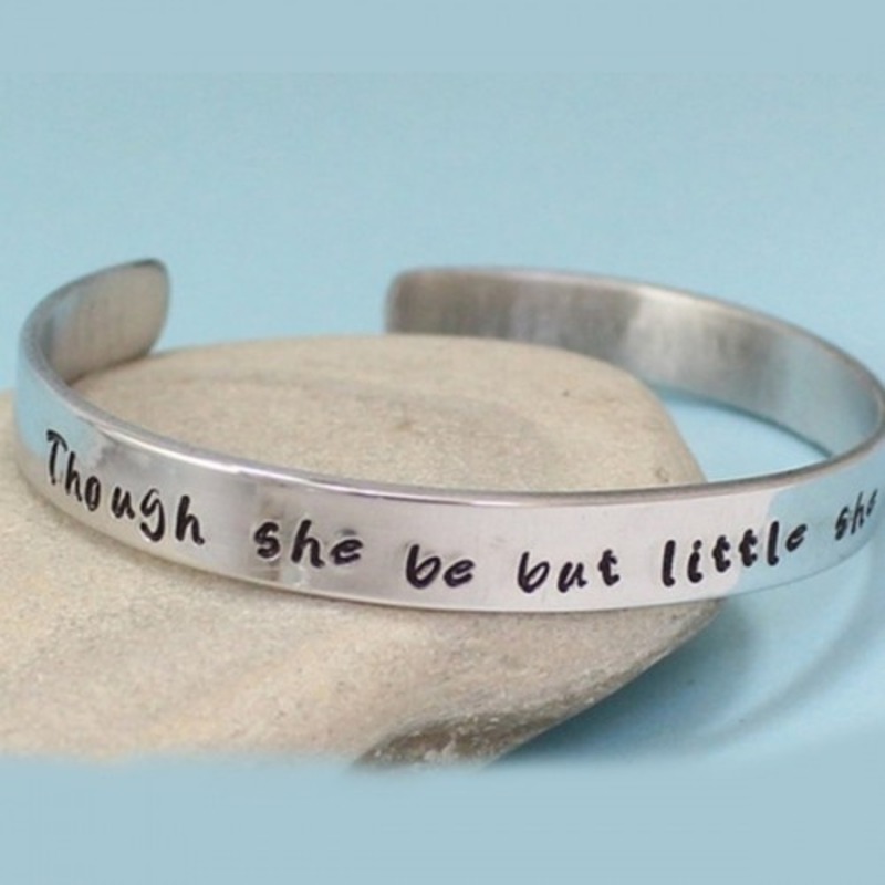 

Bracelet: "though But Little,