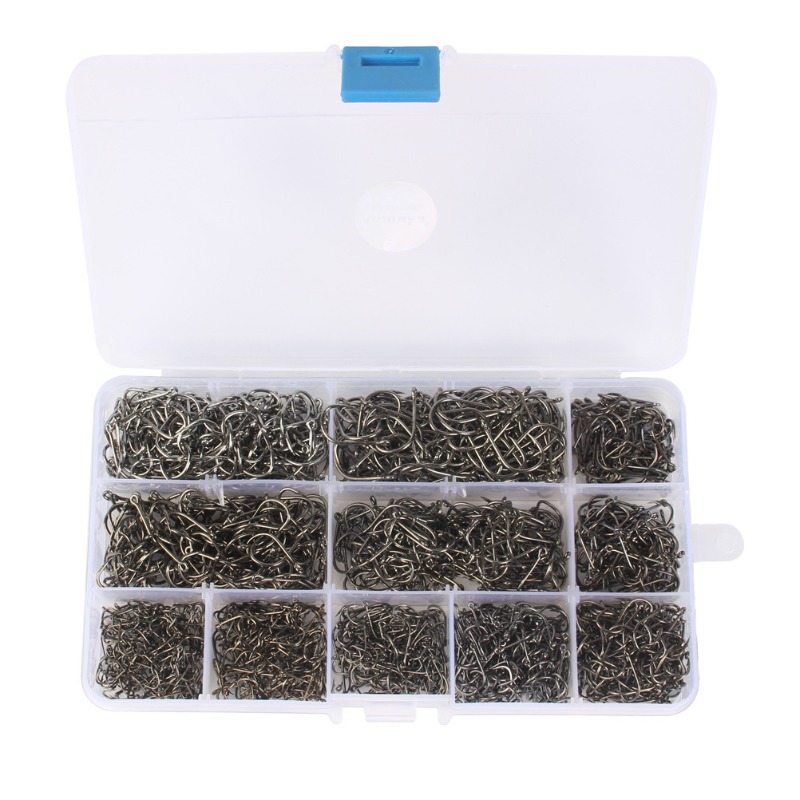 

1600 Fish Hooks, Iseni Set, Hook, Perforated Fishing Gear Set