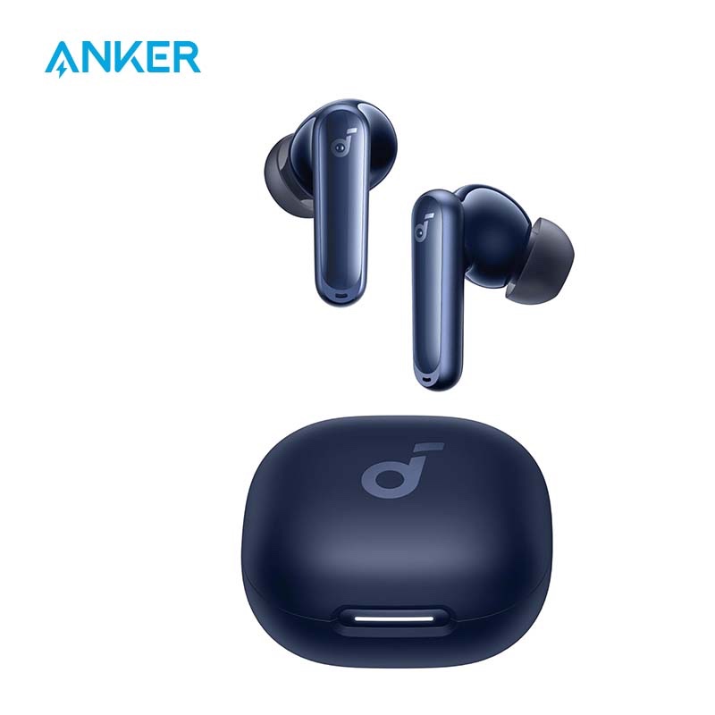 

Soundcore P40i By Anker, Noise Cancelling Wireless Earbuds, Adaptive Noise Cancelling To , Heavy Bass, 60h , 2-in-1 Case And Phone Stand, Ipx5, Wireless Charging, Bluetooth 5.3