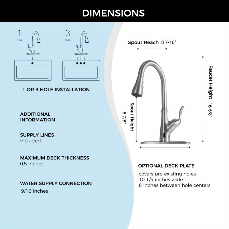 Pull Touchless Single Handle Kitchen Faucet Temu