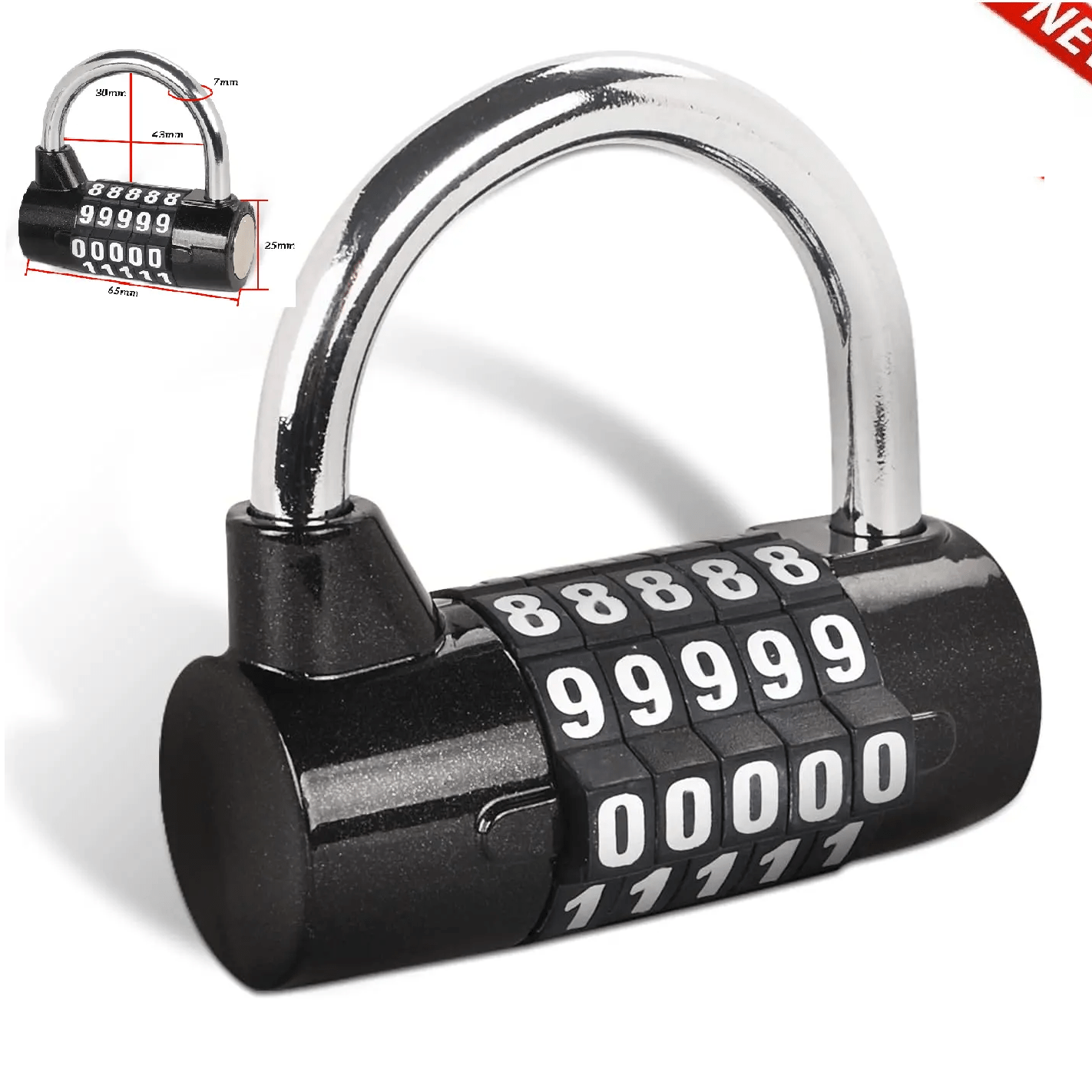 

2024 New Combination Padlock Heavy Duty Outdoor Lock Gym Travel Luggage Locker