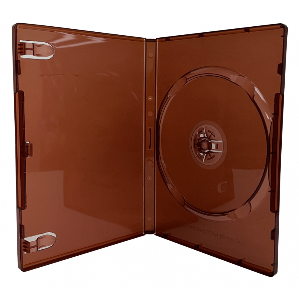 

10, 25, 100 Standard Clear Burgundy Translucent Red Color Single 1 Disc Movie Dvd Cases 14mm