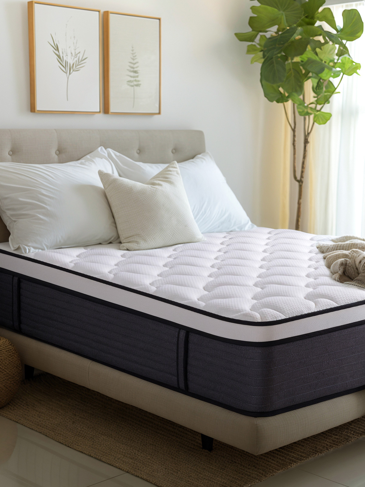 Innerspring Memory Foam Mattress Hybrid Mattress Temu