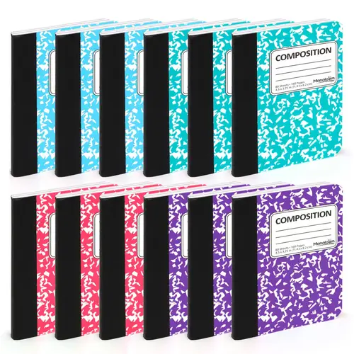 mini composition notepads cute small pocket notebook for students college office journal notebooks 4 5 x 3 25 inch 80 sheets per book