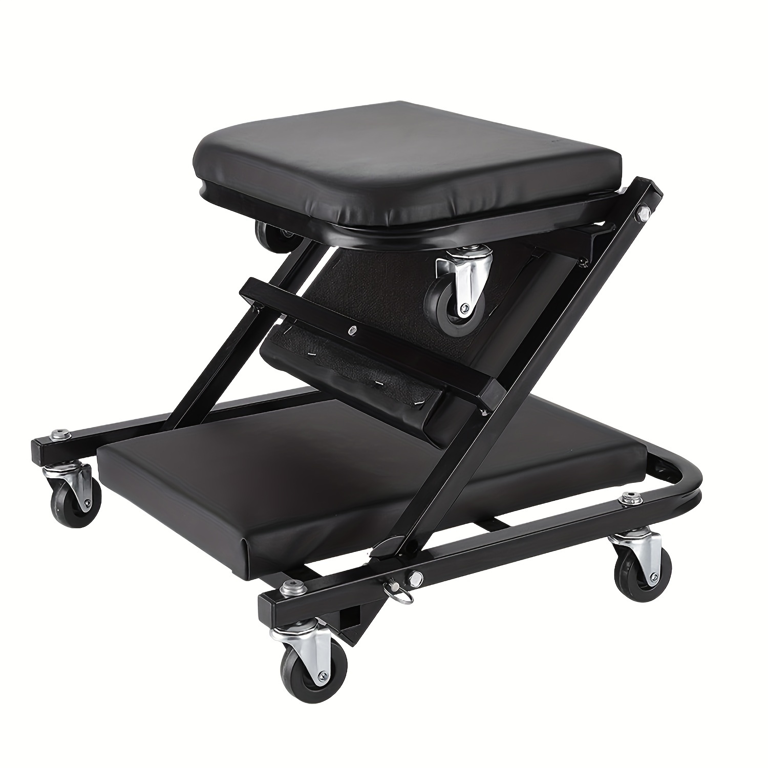 Foldable Z , 2in1 Rolling Folding Car & Seat, Adjustable Roller