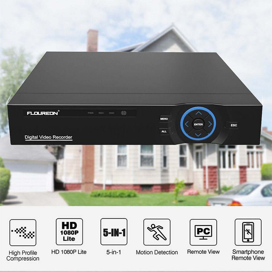 

4 Channel 1080p Recorder, Hard Drive Not Included, Application Installed, 1080p 4 Ch Dvr No Hdd