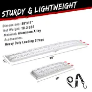 Folding Loading Ramp 750 Lbs Capacity Aluminum Portable Atv - Temu