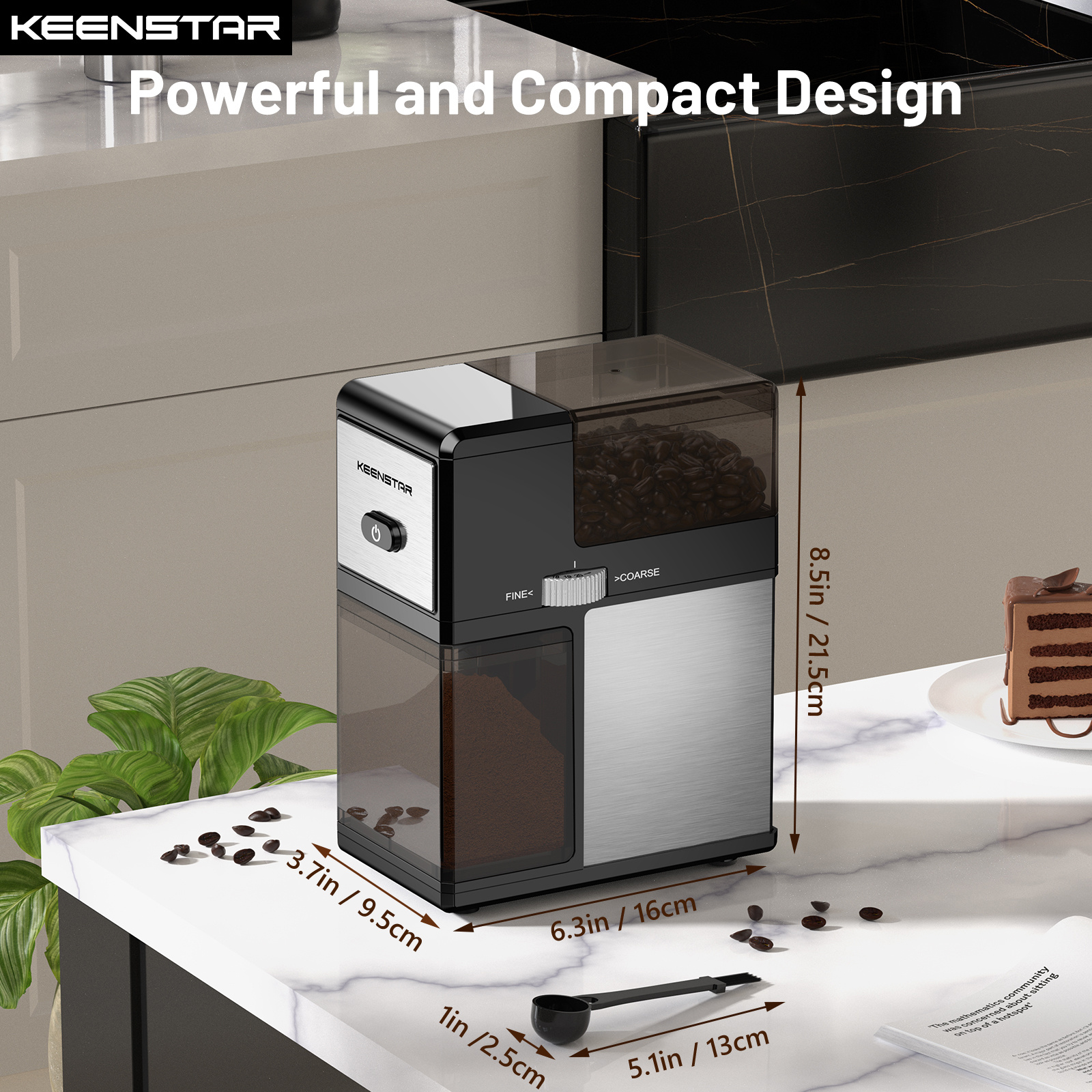 Burr Coffee Grinder Adjustable Electric Temu