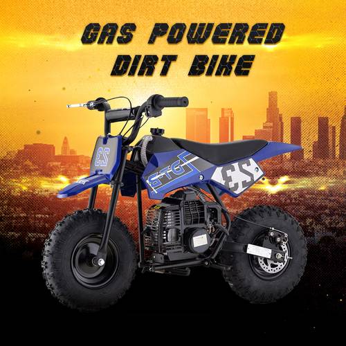 mini off road dirt bike db002 model 2 gas bike with off rode tire suspensions disc brakes 160lbs 18mph