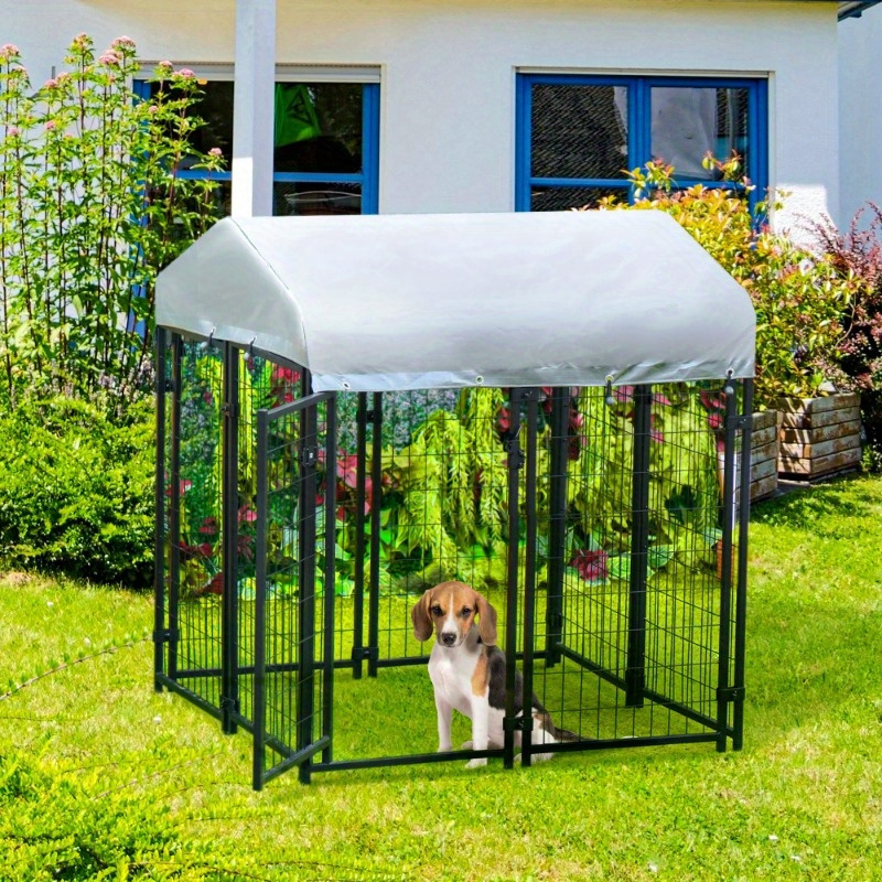 Dog Playpen Outdoor Dog Kennel Dog Exercise Pen Temu