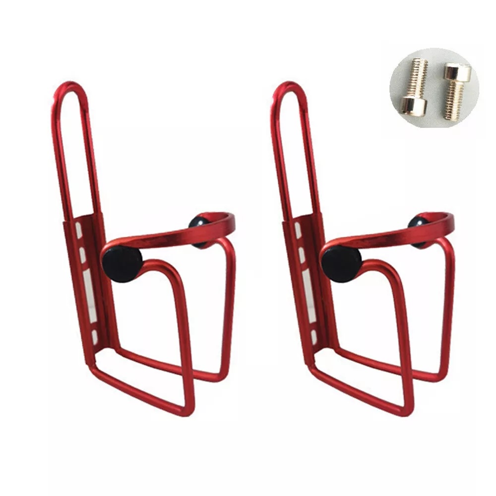TEMU Pack Of 2 Water Bottle Cage Adjustable Mtb Bike Water Bottle Holder Lightweight