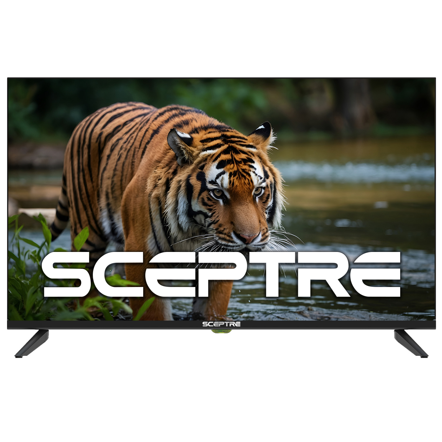 

32" Led Tv 720p Hd Television 1366x768 Edgeless Design, Bedroom Kitchen Wall Mountable 2x10w Speakers Metal Black