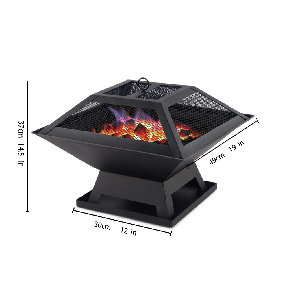 

Square Small Party Portable Fire Pit