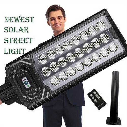 solar street lights solar lights with remote control sensor auto on off solar outdoor light for garden yard path basketball court road