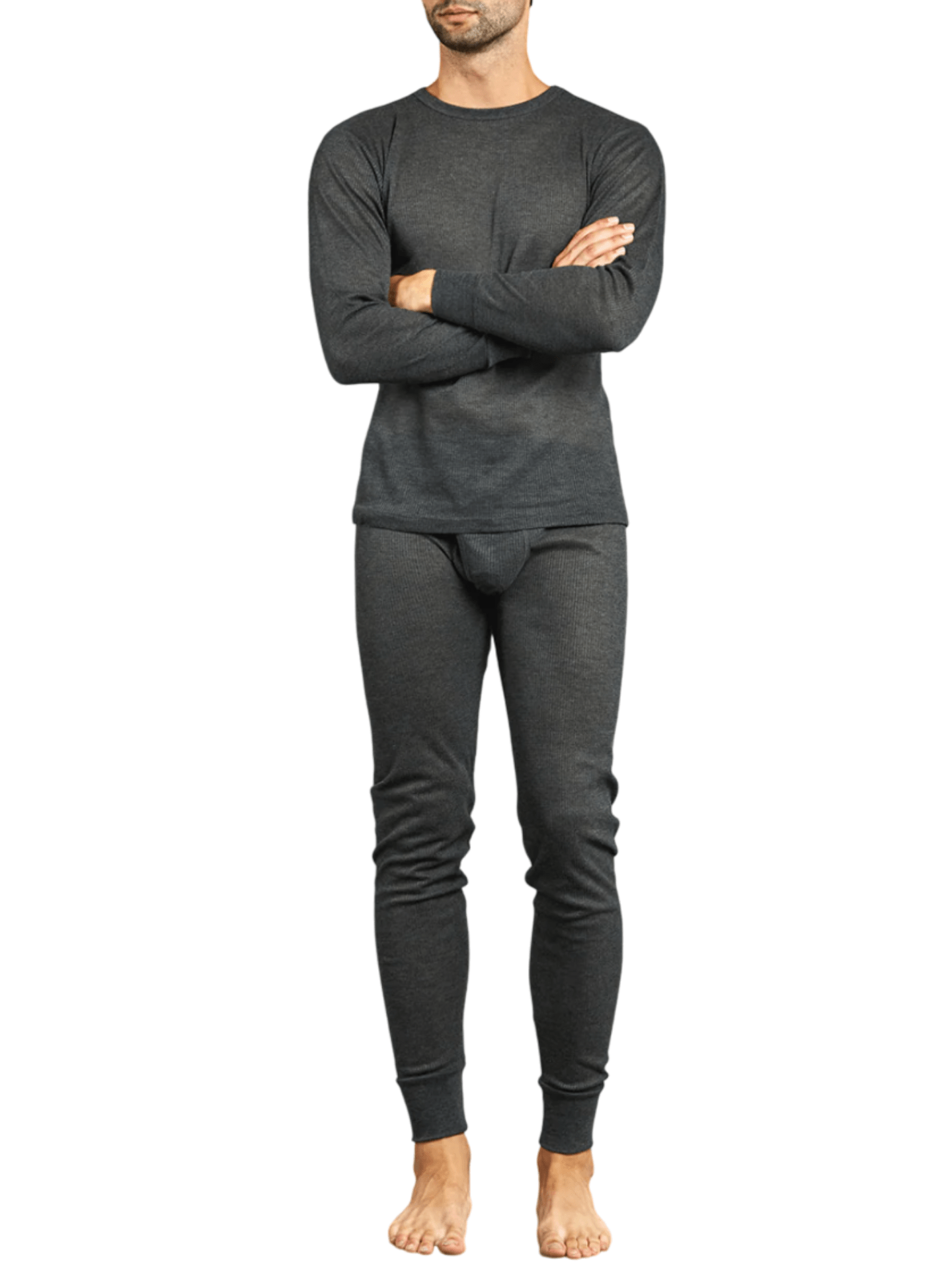 *'* Long Sleeve Thermal Underwear Piece Set S-3XL Top Bottom Piece  Set Big Tall Size, Classic Thermal Underwear Base