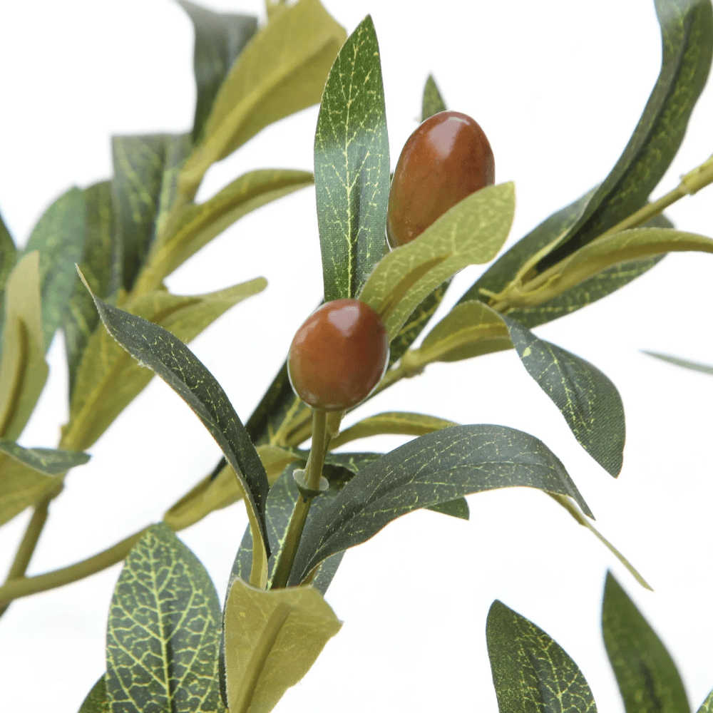7ft Artificial Olive Tree Potted Indoor Plants With Realistic Fruits